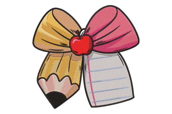 Back to School Bow