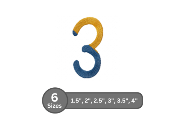 Chalk Split Number -3: A Seasonal Embroidery Font Review