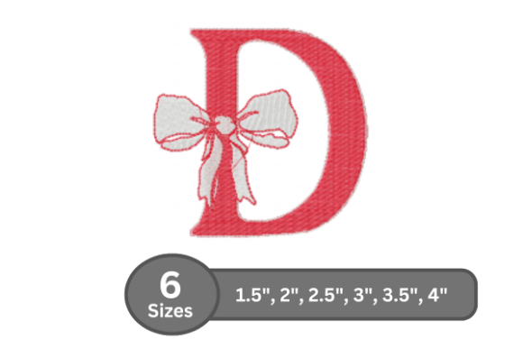 Cherry Knot Alphabet -D