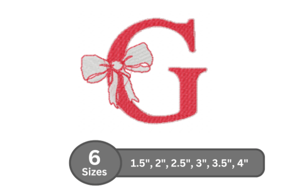 Cherry Knot Alphabet -G