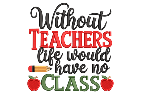 Without Teachers: A Thoughtful Holiday Embroidery Choice